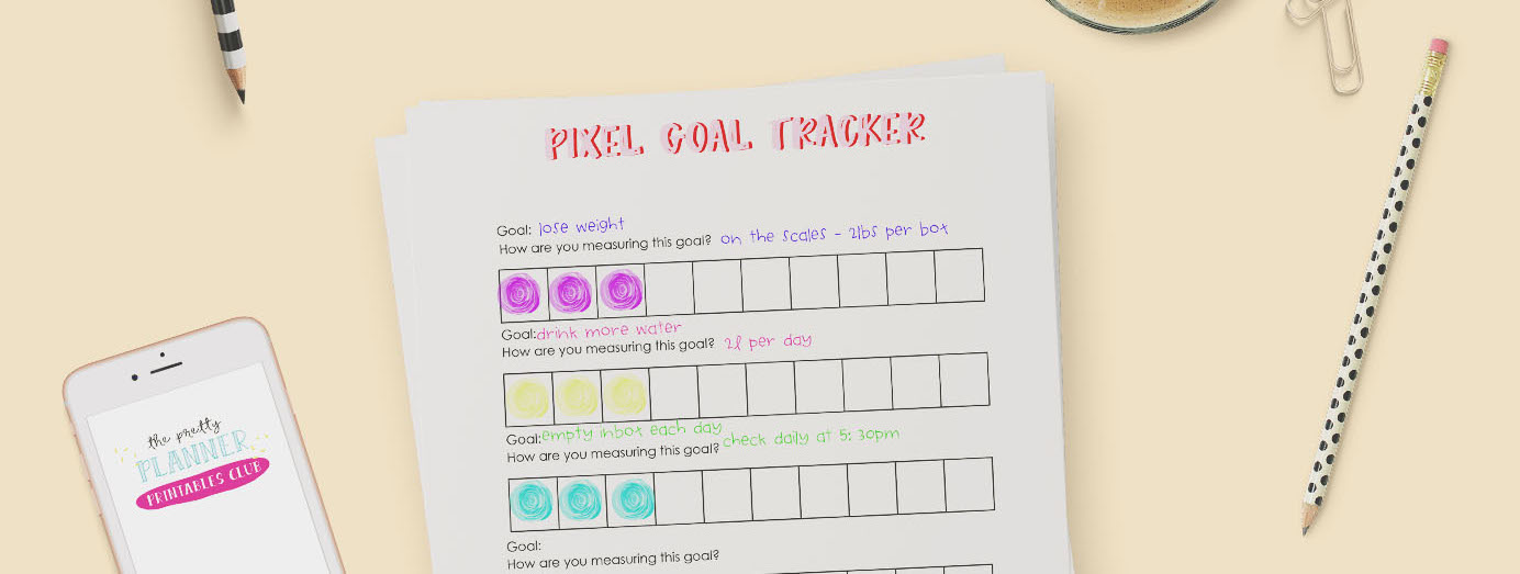 Effective planner system - pixel goal tracker 